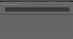 Desktop Screenshot of euroimmobiliaregroup.com